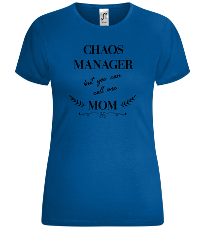 You Can Call Me Mom Design - Comfort women's t-shirt_ROYAL_front