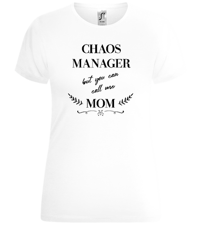 You Can Call Me Mom Design - Comfort women's t-shirt_WHITE_front