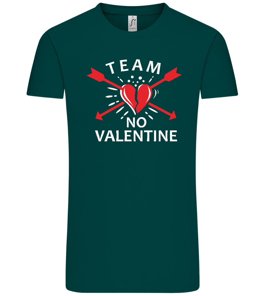 Team No Valentine Broken Design - Comfort Unisex T-Shirt_GREEN EMPIRE_front