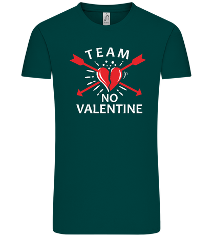 Team No Valentine Broken Design - Comfort Unisex T-Shirt_GREEN EMPIRE_front