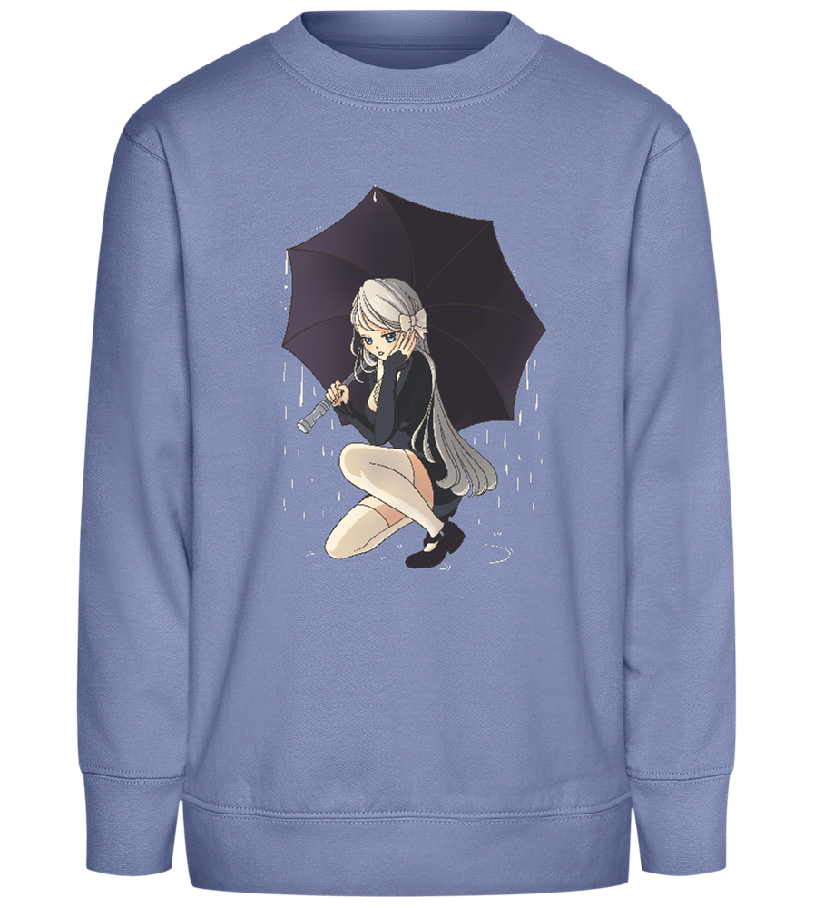 Shelter from the Rain Design - Comfort Kids Sweater_BLUE_front