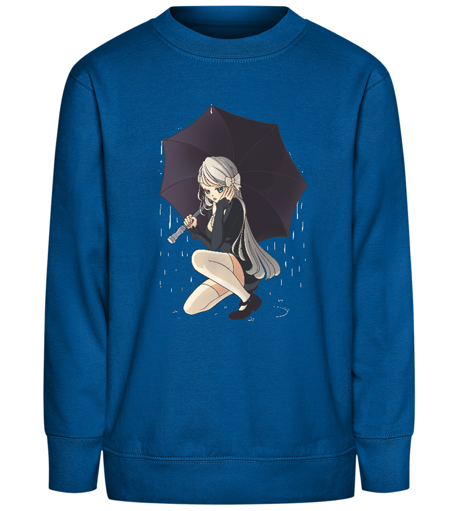 Shelter from the Rain Design - Comfort Kids Sweater_ROYAL_front