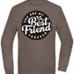 You Are My Best Friend Forever Design - Comfort Essential Unisex Sweater_CHARCOAL CHIN_front