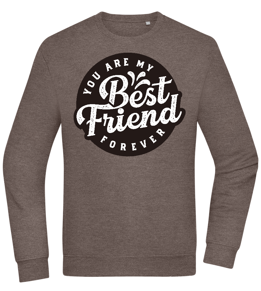 You Are My Best Friend Forever Design - Comfort Essential Unisex Sweater_CHARCOAL CHIN_front