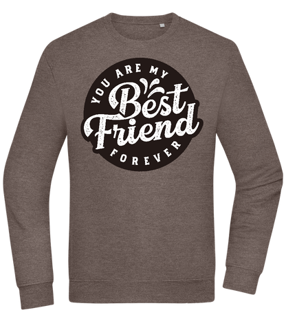 You Are My Best Friend Forever Design - Comfort Essential Unisex Sweater_CHARCOAL CHIN_front