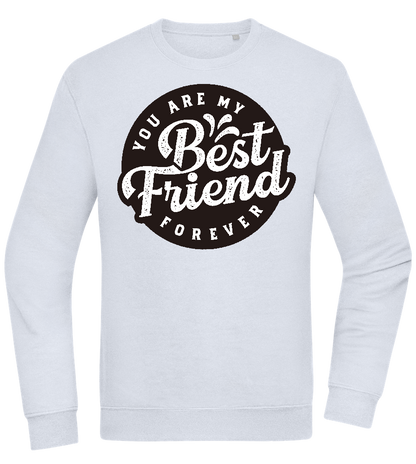 You Are My Best Friend Forever Design - Comfort Essential Unisex Sweater_CREAMY BLUE_front