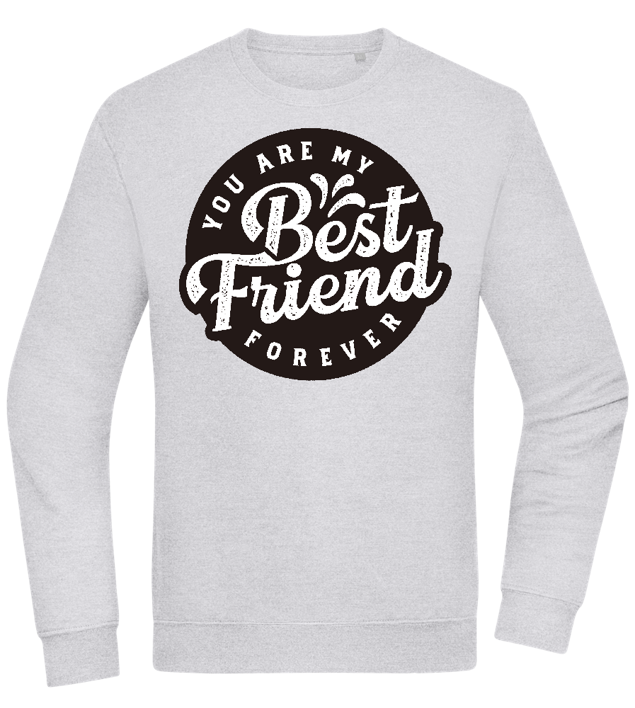 You Are My Best Friend Forever Design - Comfort Essential Unisex Sweater_ORION GREY II_front