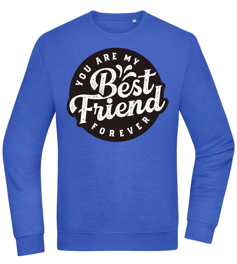 You Are My Best Friend Forever Design - Comfort Essential Unisex Sweater_ROYAL_front