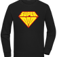 Super Dad 1 Design - Comfort unisex sweater_BLACK_front