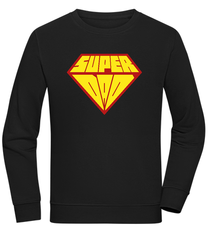 Super Dad 1 Design - Comfort unisex sweater_BLACK_front