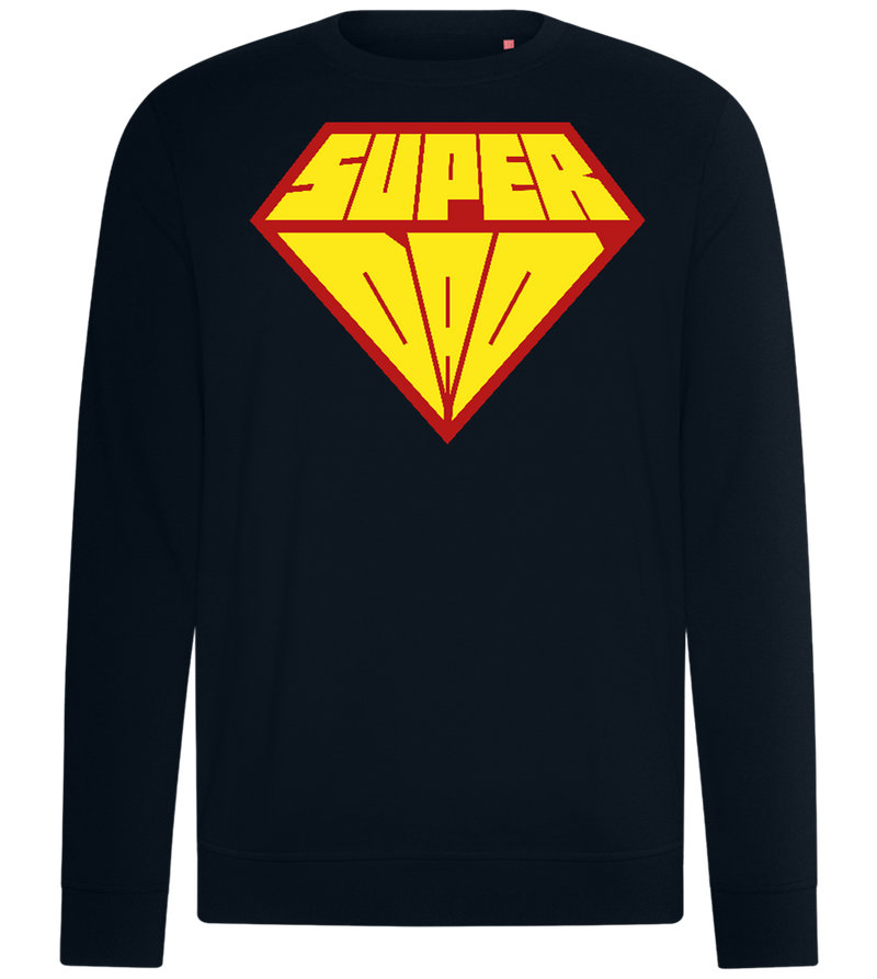 Super Dad 1 Design - Comfort unisex sweater_BLACK_front