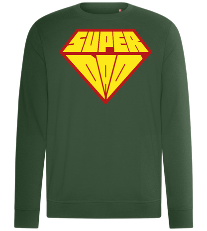 Super Dad 1 Design - Comfort unisex sweater_GREEN BOTTLE_front