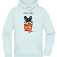 French Fries Design - Premium Essential Unisex Hoodie_ARCTIC BLUE_front