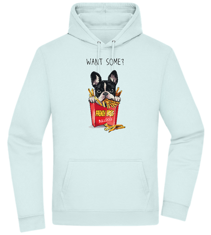 French Fries Design - Premium Essential Unisex Hoodie_ARCTIC BLUE_front