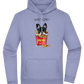 French Fries Design - Premium Essential Unisex Hoodie_BLUE_front