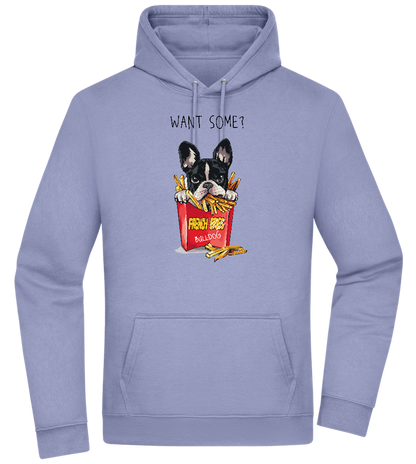 French Fries Design - Premium Essential Unisex Hoodie_BLUE_front