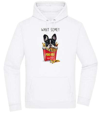 French Fries Design - Premium Essential Unisex Hoodie_WHITE_front