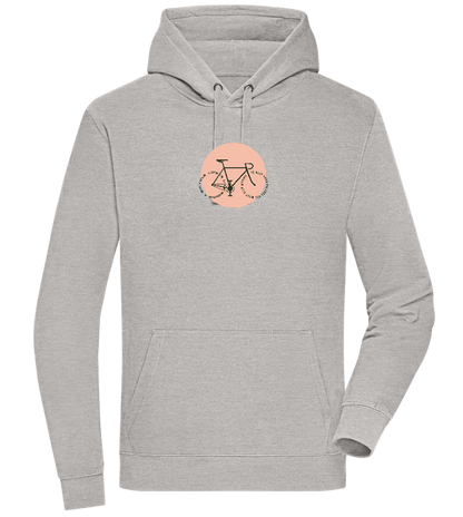 Bicycle Life Keep Moving Design - Premium unisex hoodie_ORION GREY II_front