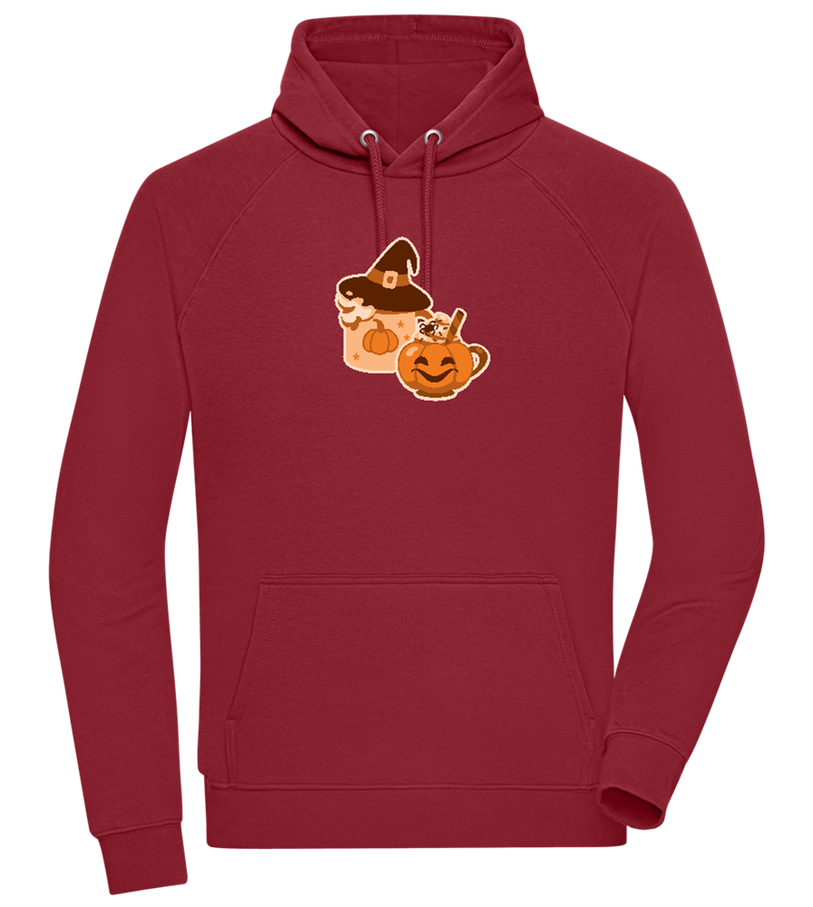 Spooky Pumpkin Spice Design - Comfort unisex hoodie_BORDEAUX_front