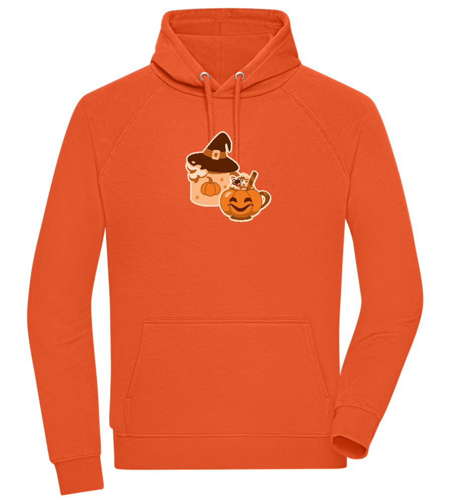 Spooky Pumpkin Spice Design - Comfort unisex hoodie_BURNT ORANGE_front