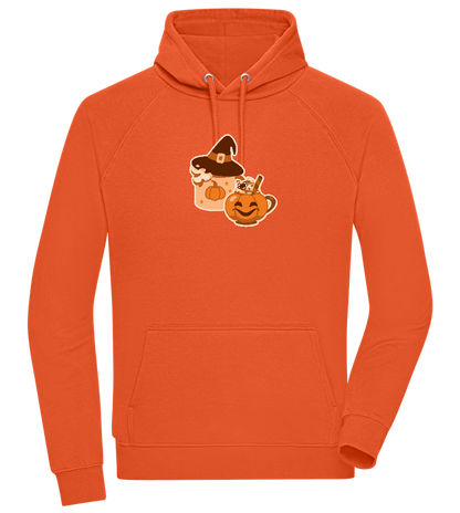 Spooky Pumpkin Spice Design - Comfort unisex hoodie_BURNT ORANGE_front