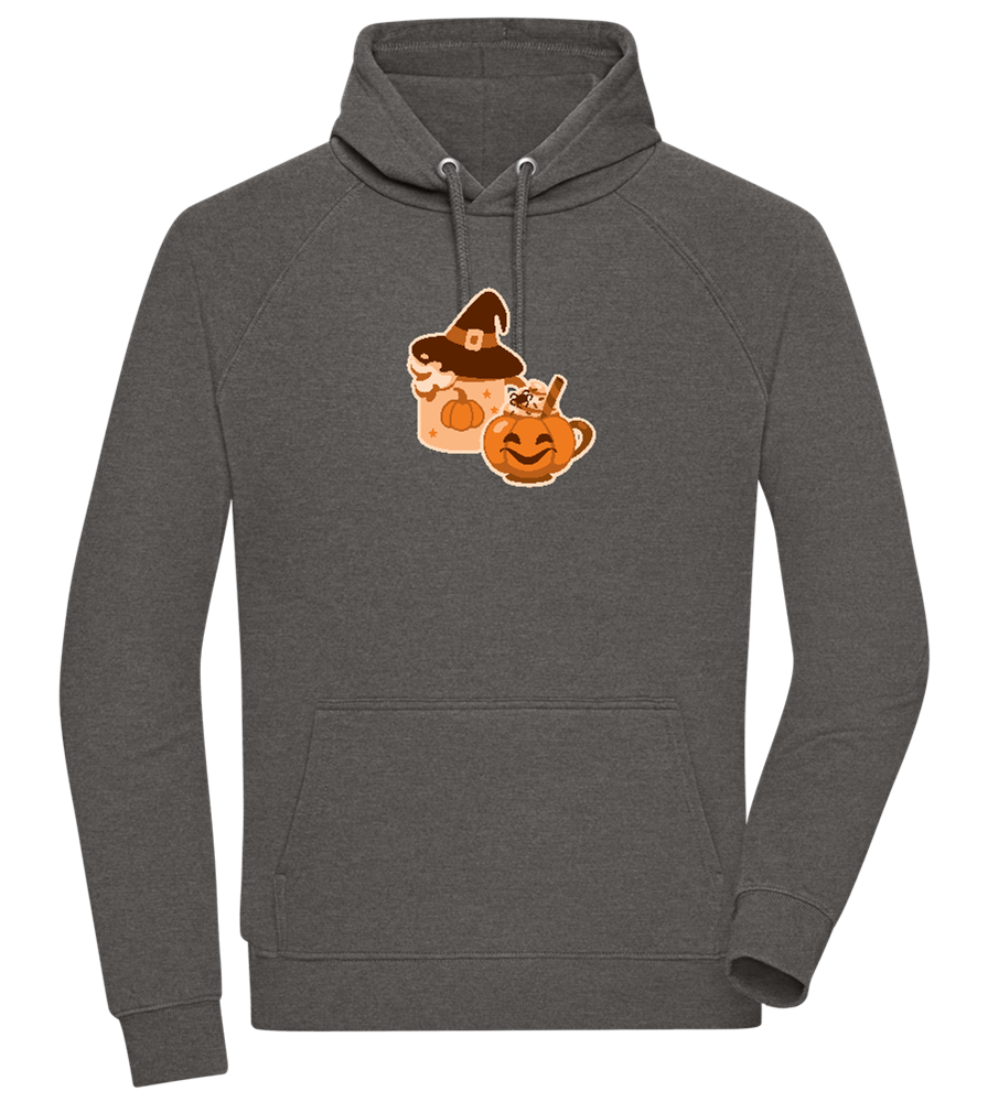 Spooky Pumpkin Spice Design - Comfort unisex hoodie_CHARCOAL CHIN_front