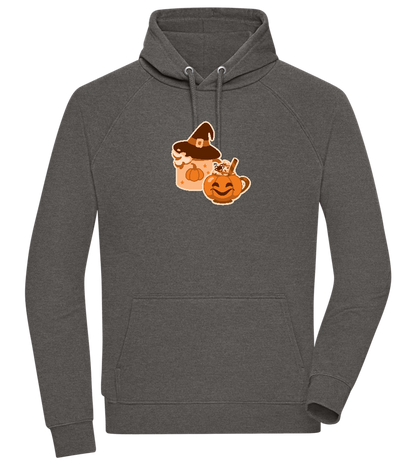 Spooky Pumpkin Spice Design - Comfort unisex hoodie_CHARCOAL CHIN_front