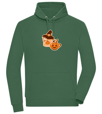 Spooky Pumpkin Spice Design - Comfort unisex hoodie_GREEN BOTTLE_front