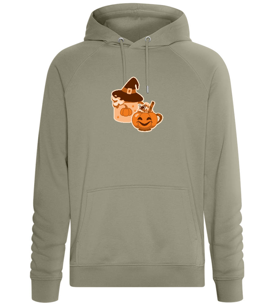 Spooky Pumpkin Spice Design - Comfort unisex hoodie_KHAKI_front