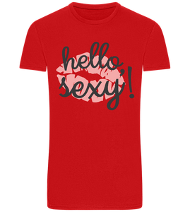 Hello Sexy Kiss Design - Basic Unisex T-Shirt