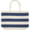 Striped Cotton Beach Bag_BLUE_front