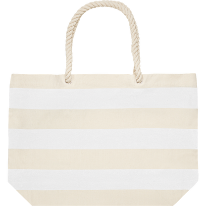 Striped Cotton Beach Bag_WHITE_back
