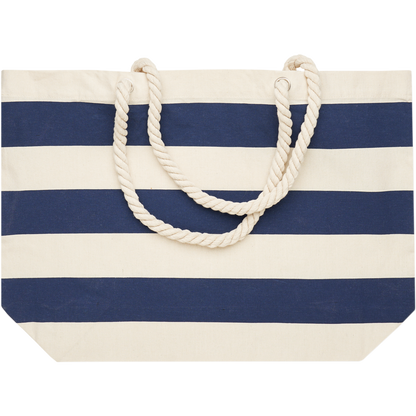 Striped Cotton Beach Bag_BLUE_DETAILEDIMAGE_front_2