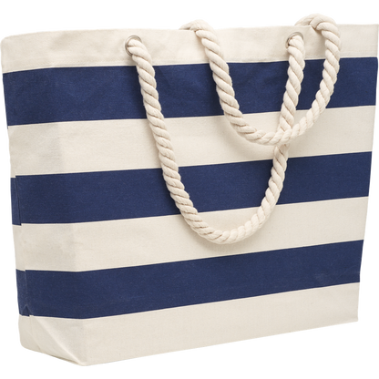 Striped Cotton Beach Bag_BLUE_DETAILEDIMAGE_front_1