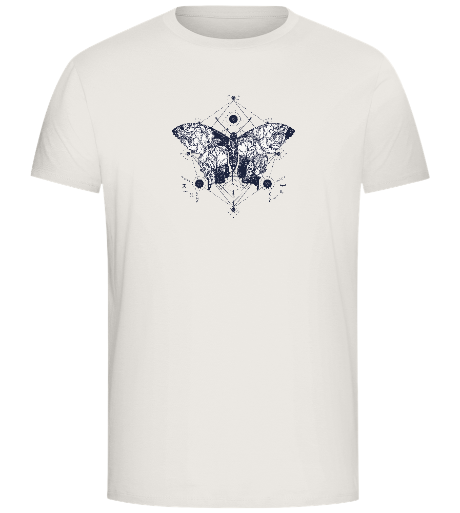 Flowery Butterfly Design - Comfort Unisex T-Shirt_ECRU_front