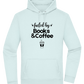 Books and Coffee Design - Premium Essential Unisex Hoodie_ARCTIC BLUE_front