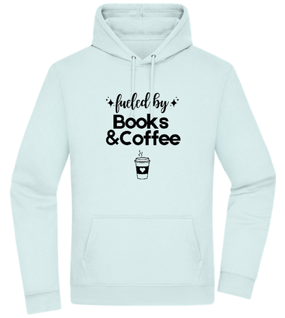 Books and Coffee Design - Premium Essential Unisex Hoodie_ARCTIC BLUE_front