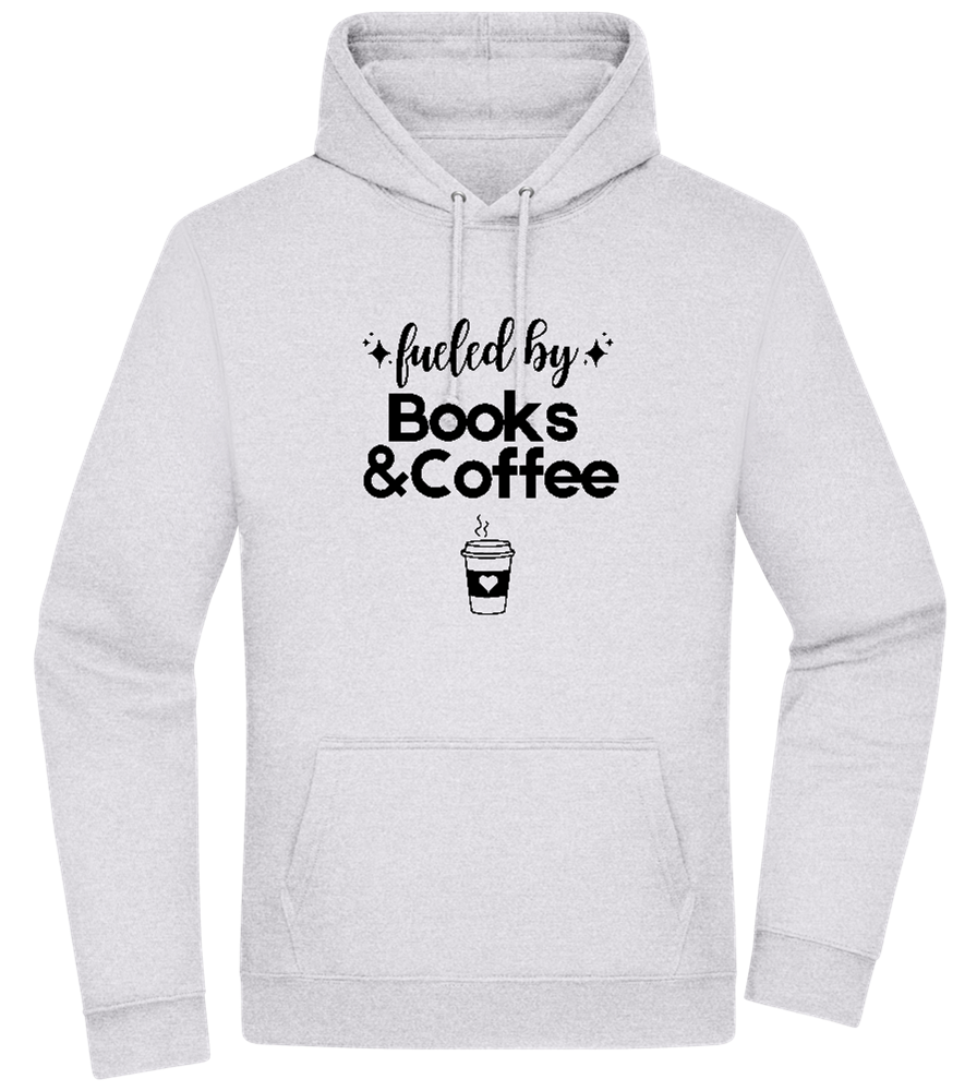 Books and Coffee Design - Premium Essential Unisex Hoodie_ORION GREY II_front