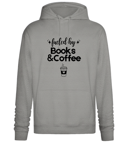 Books and Coffee Design - Premium Essential Unisex Hoodie_ORION GREY II_front