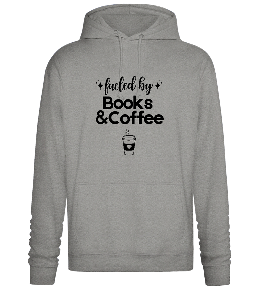 Books and Coffee Design - Premium Essential Unisex Hoodie_ORION GREY II_front