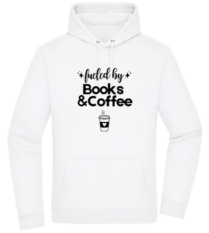 Books and Coffee Design - Premium Essential Unisex Hoodie_WHITE_front