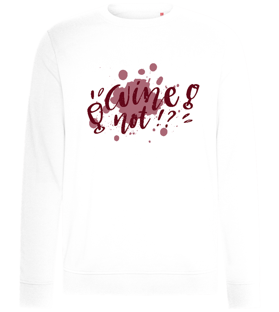 Wine Not Design - Comfort unisex sweater_WHITE_front