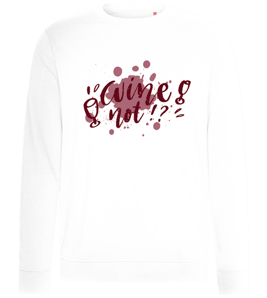 Wine Not Design - Comfort unisex sweater_WHITE_front