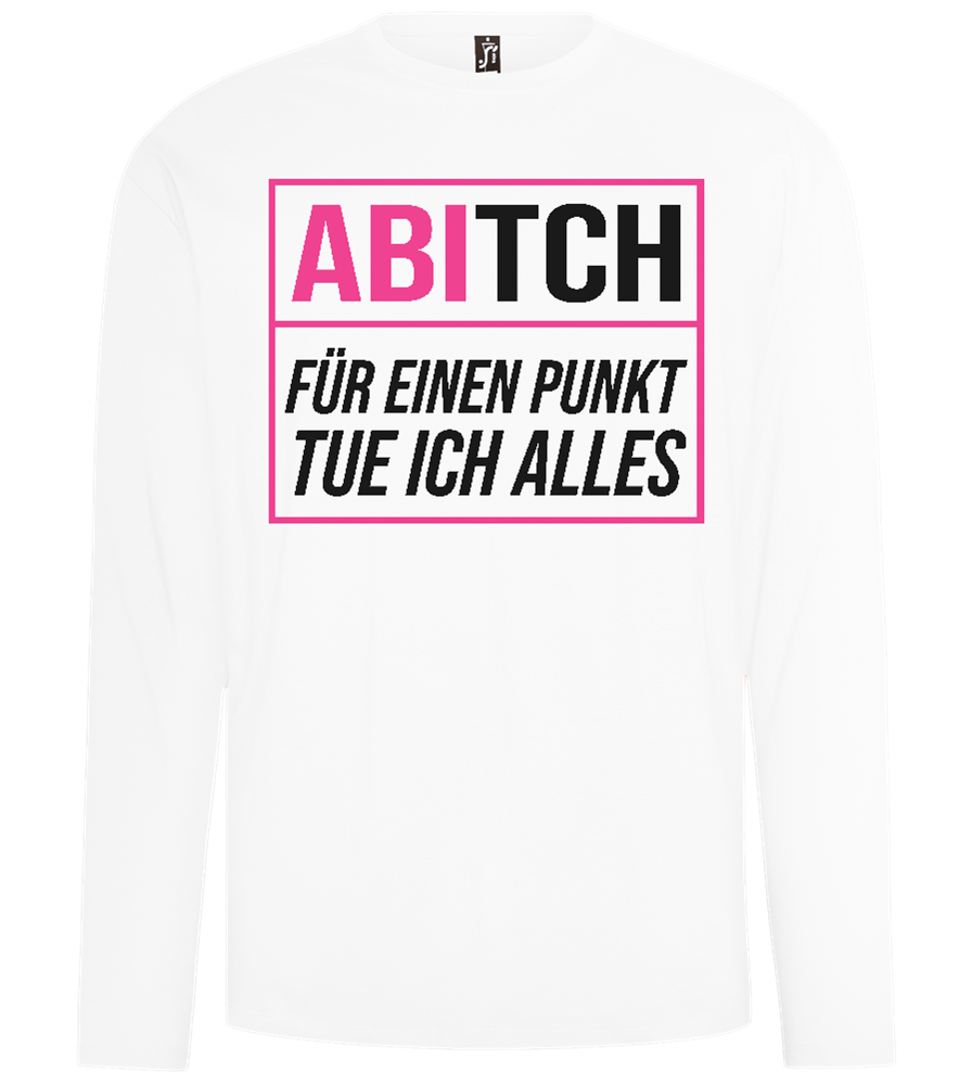 Tue Ich Alles Design - Comfort men's long sleeve t-shirt_WHITE_front