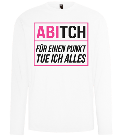 Tue Ich Alles Design - Comfort men's long sleeve t-shirt_WHITE_front