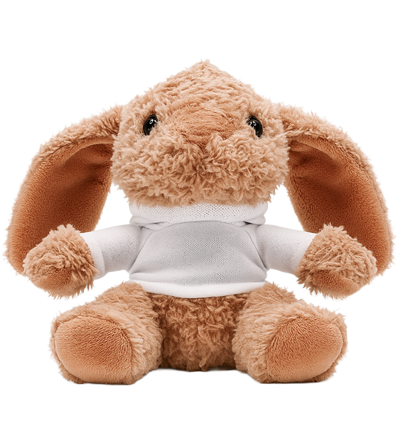 Bunny Plush with Hoodie_WHITE_front