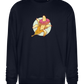 Banana Donut Design - Comfort Essential Unisex Sweater_FRENCH NAVY_front