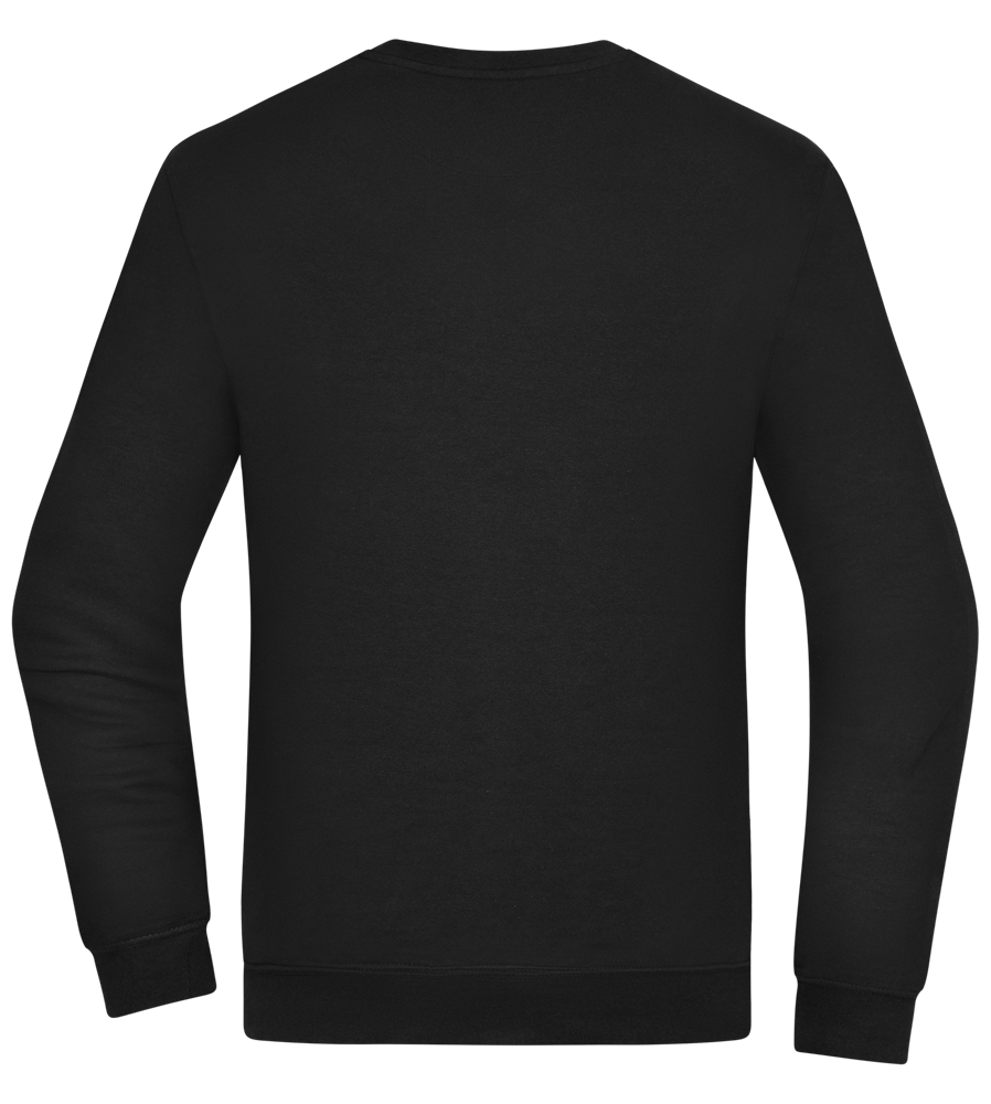 Banana Donut Design - Comfort Essential Unisex Sweater_BLACK_back