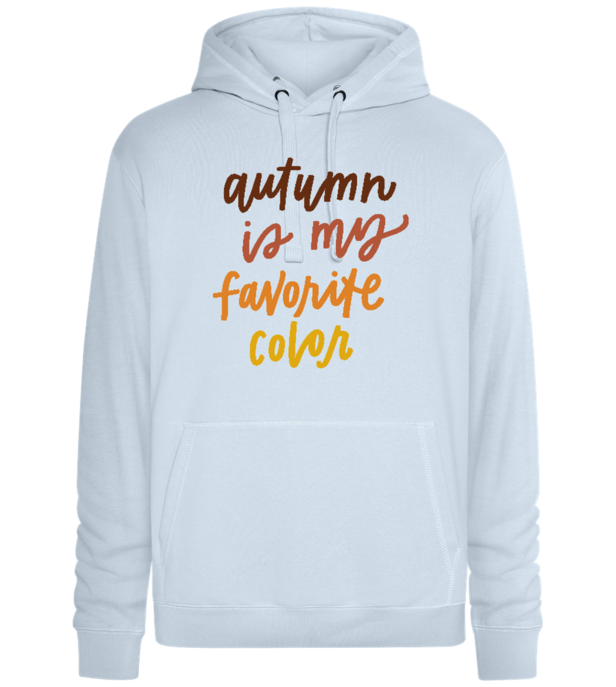 Autumn is My Favorite Color Design - Premium unisex hoodie_CREAMY BLUE_front