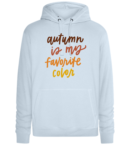 Autumn is My Favorite Color Design - Premium unisex hoodie_CREAMY BLUE_front